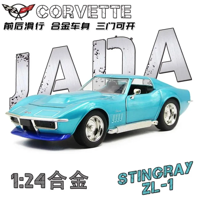 Jada 1:24 1969 Chevrolet Corvette STINGRAY ZL-1 Diecast Car Metal 