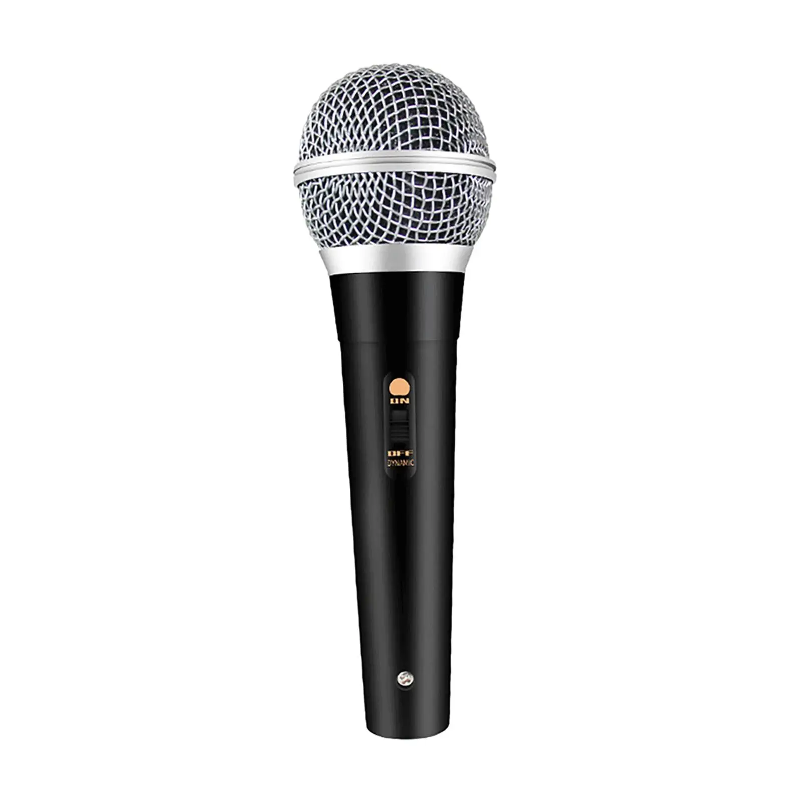 Wired Dynamic Karaoke Mic Microphone Mic Metal Wire Mesh Head Vocalist Microphone 9.8ft Cable for Stage Speech Wedding Durable