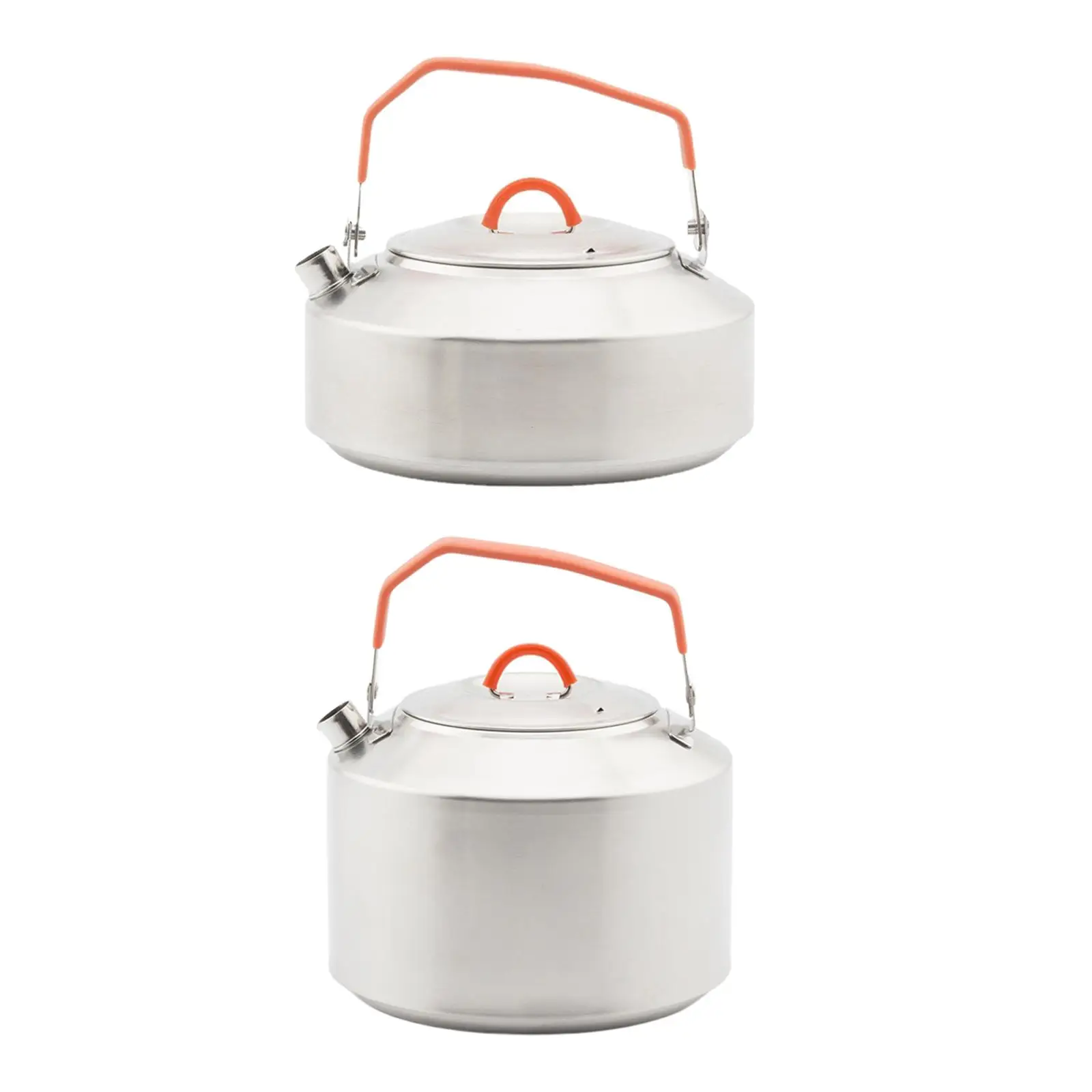 Stainless Steel Camping Kettle Camp Tea Pot Water Kettle for Backpacking