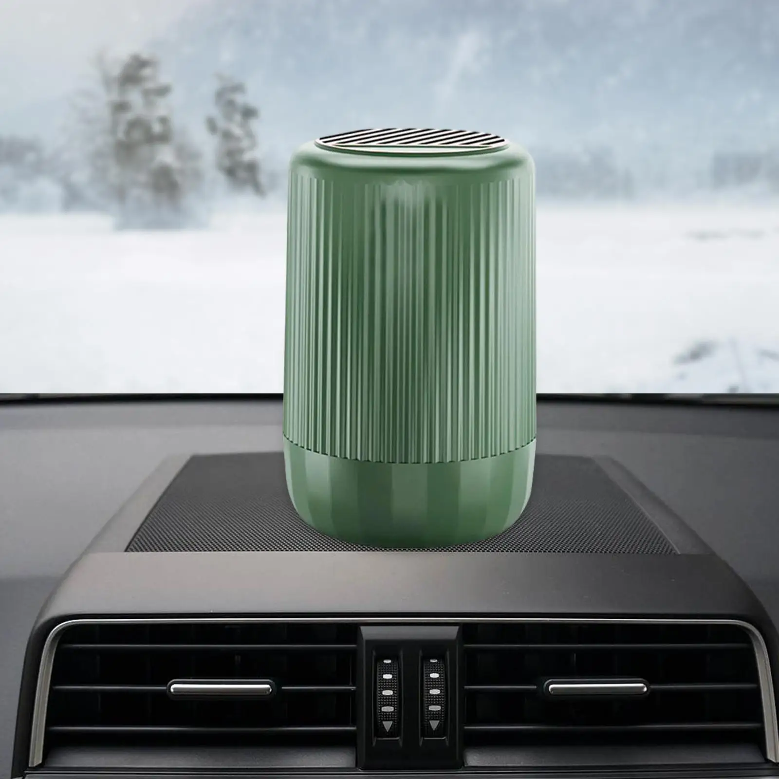 Vehicle Microwave Molecular Deicing Instrument Fashion Portable Car Heater Diffuser Car Deicer for Bedroom Home Car Office