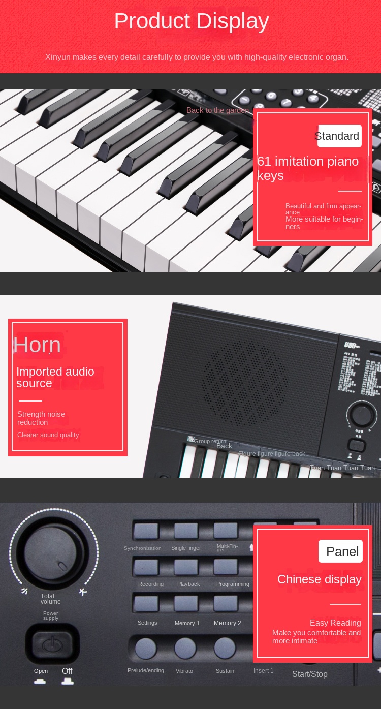 Title 12, Flexible Musical Keyboard Midi Controller 61 Ke...