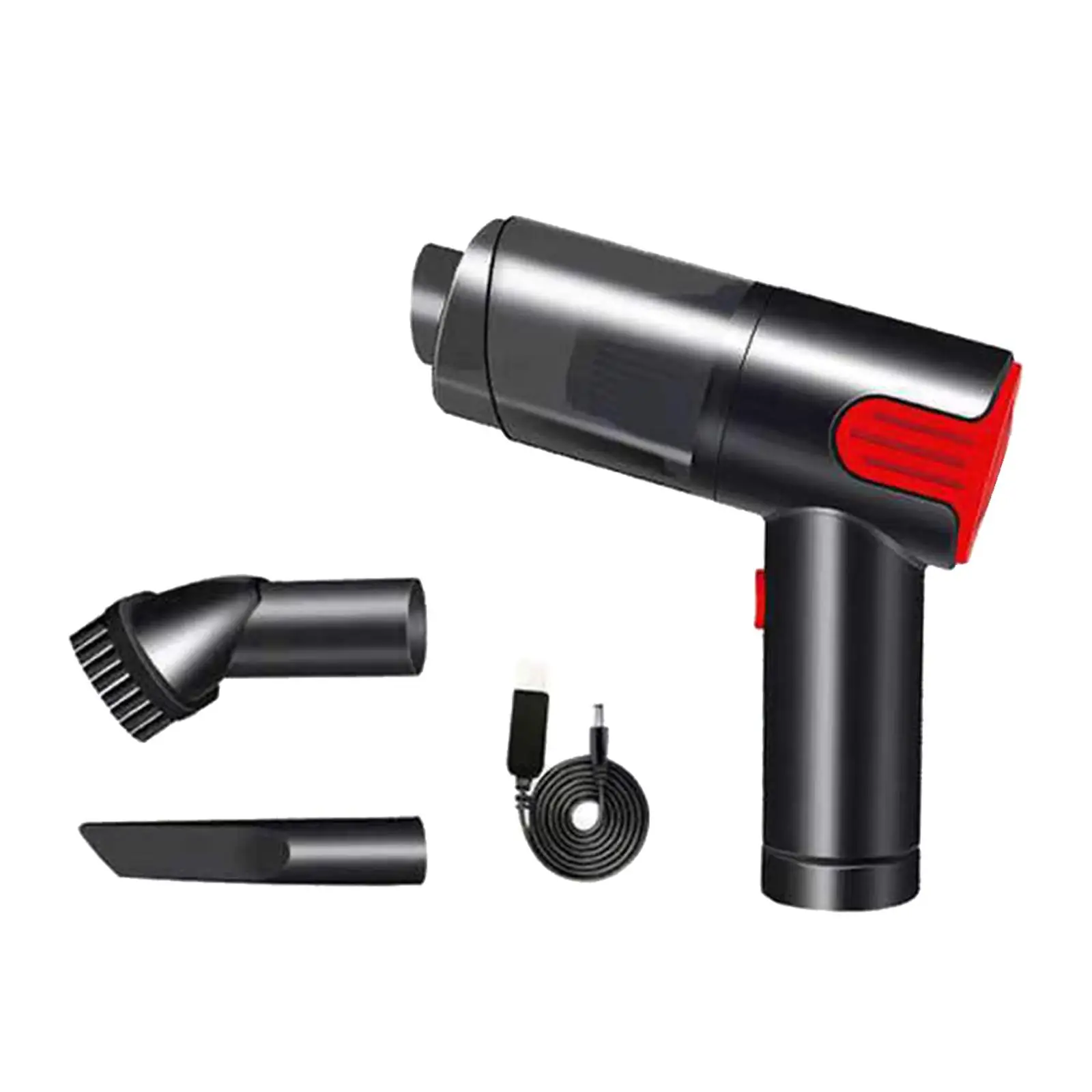 9Kpa Handheld Vacuum Cleaner with Attachments for Car Interior Cleaning