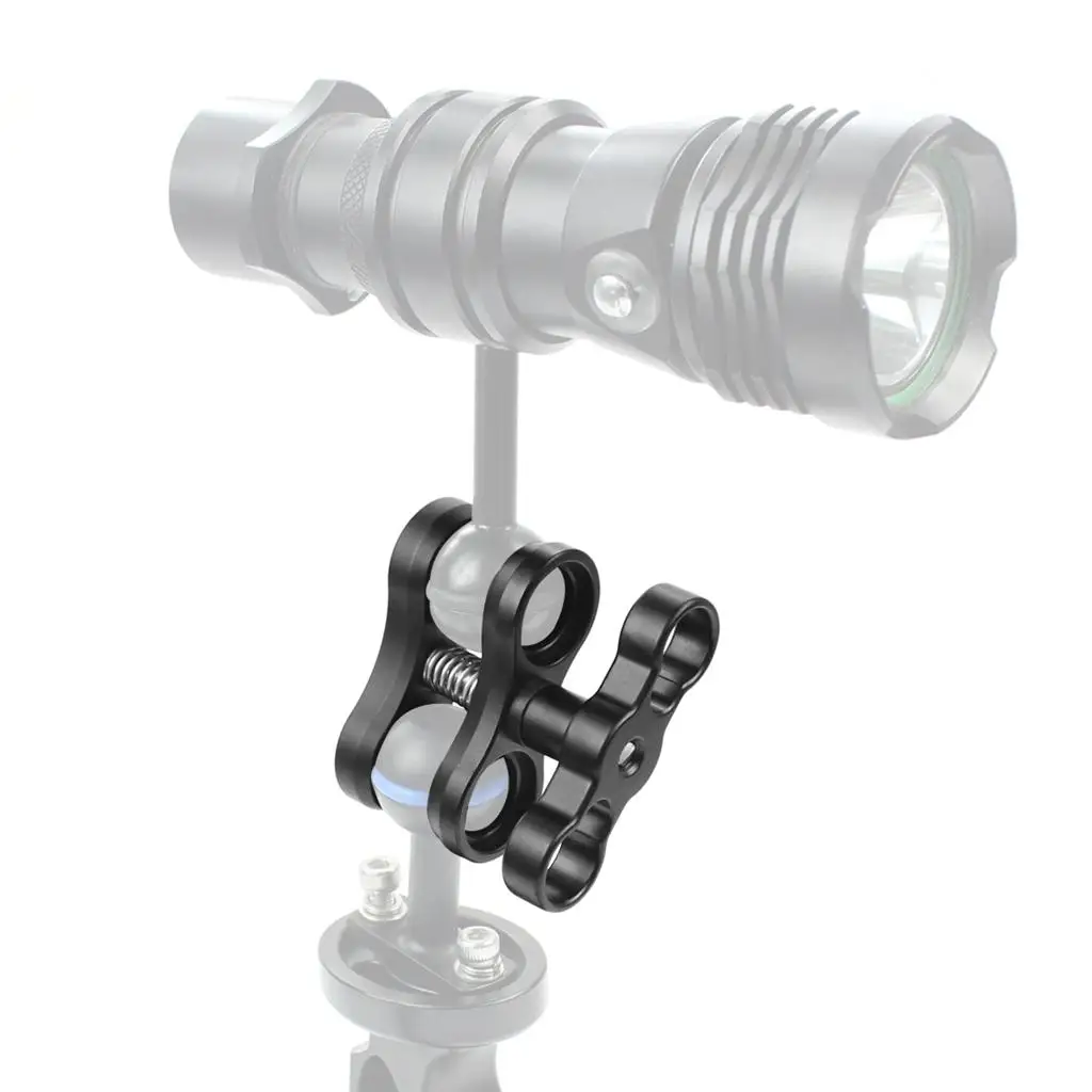 Universal 1`` Ball Mount Joint Connector for Underwater Light Arm