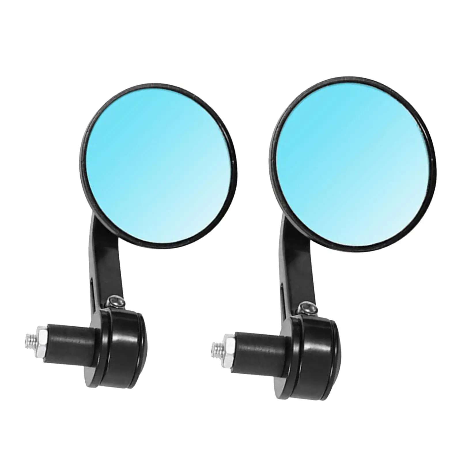 2Pieces Fashion Motorcycle Rear View Mirrors Replacement for Motocycle handlebar 7/8`