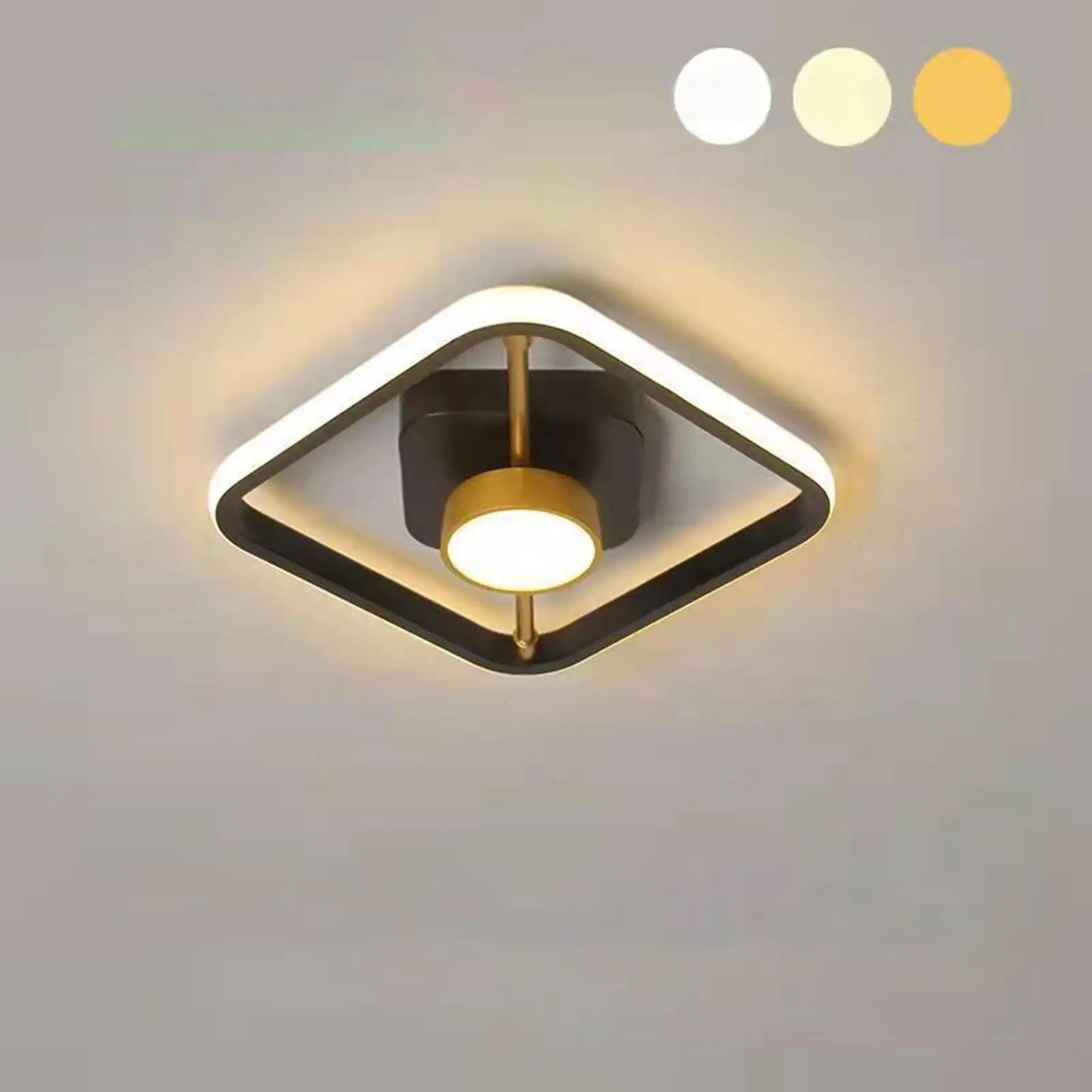 Modern LED Ceiling Light Interior Decorative Flush Mount Hanging Minimalist Aisle Lamp Lighting Fixture for Living Room Bedroom