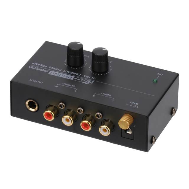 PP900 Phono Turntable Preamplifier Ultra-Compact Phono Preamp 12V EU/US  Plug MiNi Portable With Strong Function - AliExpress