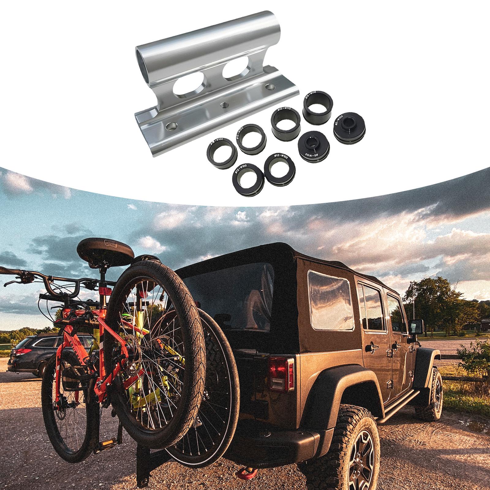 Bike Car Roof Mount Rack MTB Bicycle Transportation Truck Bed Mount Rack Quick Release Thru Axle Bicycle Carrier Bracket Holder