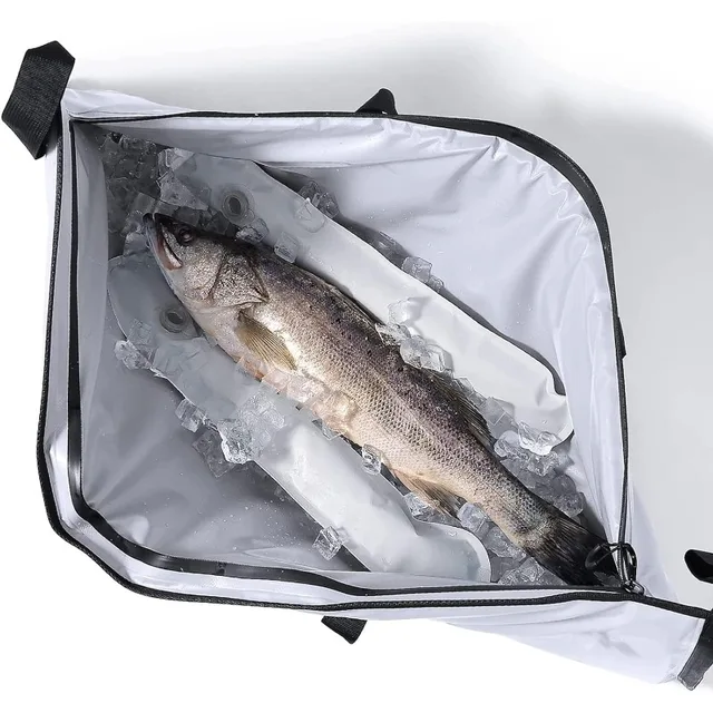 Buffalo Gear Insulated Fish Bag Cooler Leakproof Fish Kill Bag with