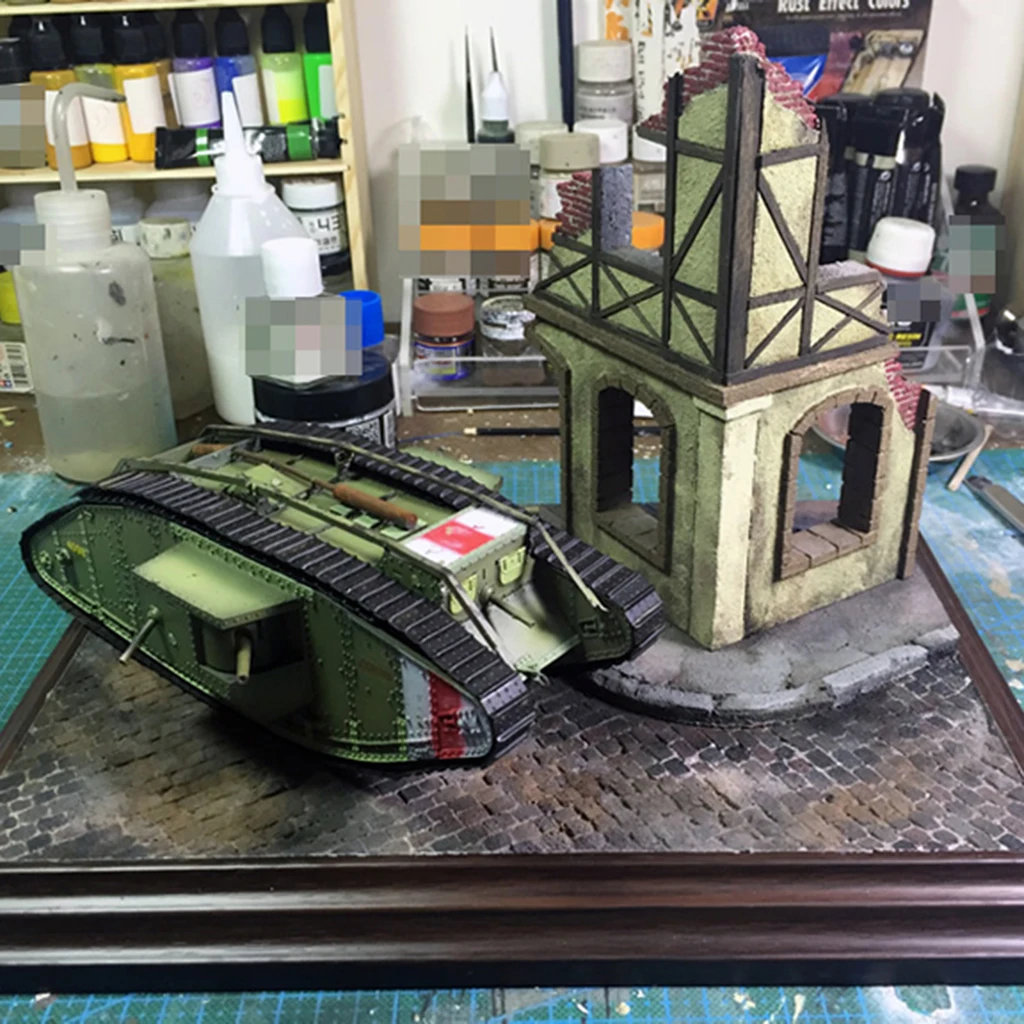  Ruins   Model Building Kit 1/35 Scale Diorama Scene Replication  