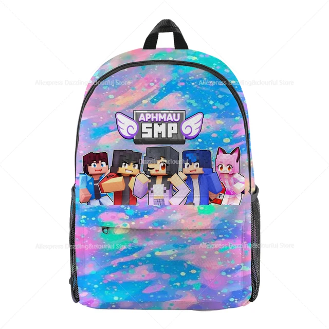 Aphmau backpack USB charging school bag girl waterproof student backpack  leisure travel laptop bag - AliExpress