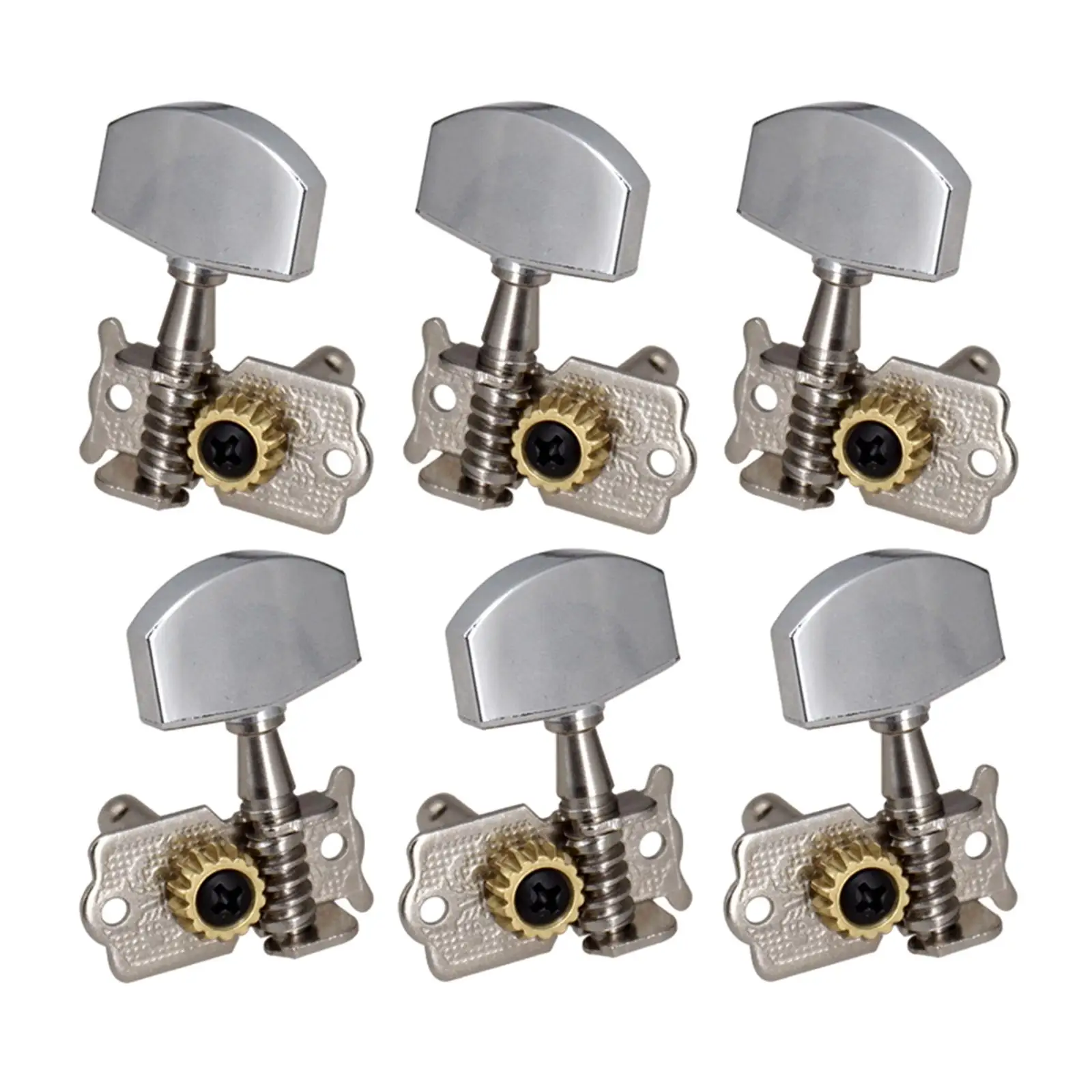 6Pcs Guitar 3L 3R Open String Button Tuning Pegs for Acoustic Guitar Accessories