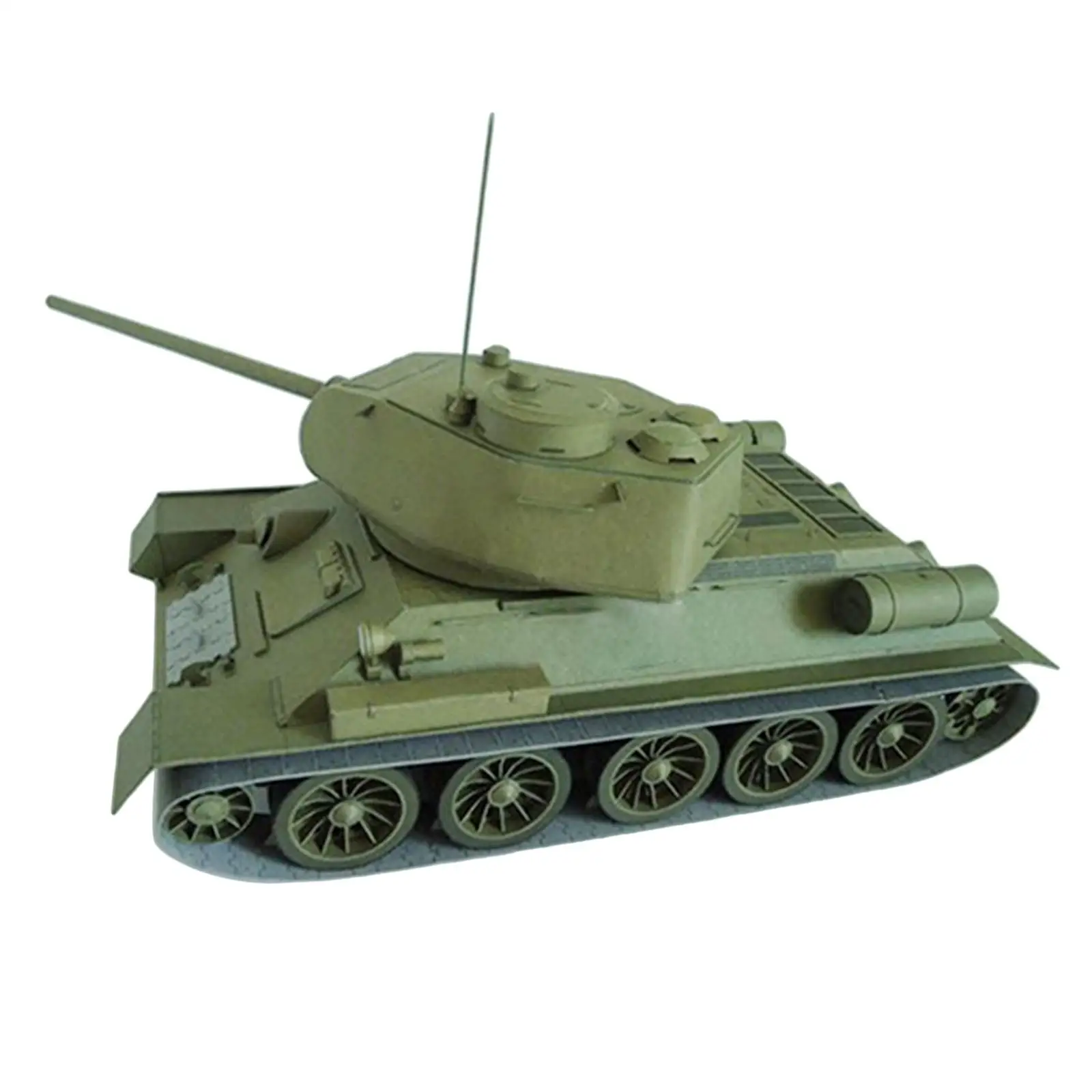 1/25 Tank Model 3D Paper Puzzle Tabletop Decor,Cardboard Collectables Building Kits for Adults Children