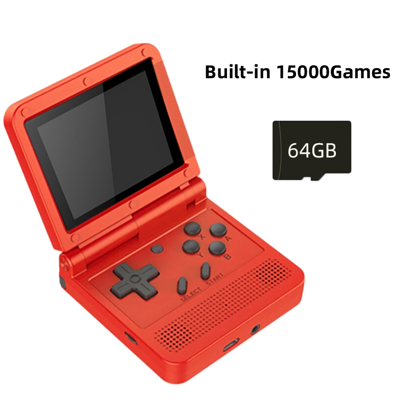 Powkiddy V90 Retro Handheld Game Console 3 Inch Ips Screen System_voghion.com