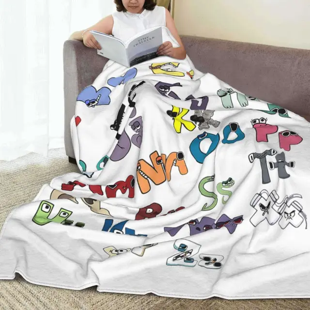 Villain Letter Abc Plush Blankets Boys Matching Evil Alphabet Lore Novelty  Throw Blanket for Home 150*125cm Bedspread - AliExpress