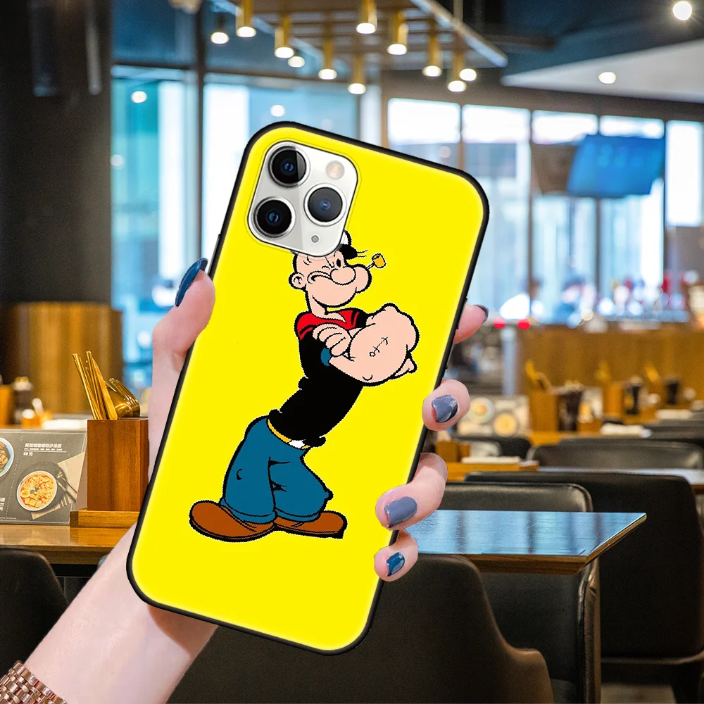 iphone 13 magnetic case Phone Case For Apple IPhone 13 12 11 Mini Pro MAX SE X XS XR 8 7 6 S Plus Black Cover Bumper Luxury Waterproof Popeye Spinach iphone 13 case leather