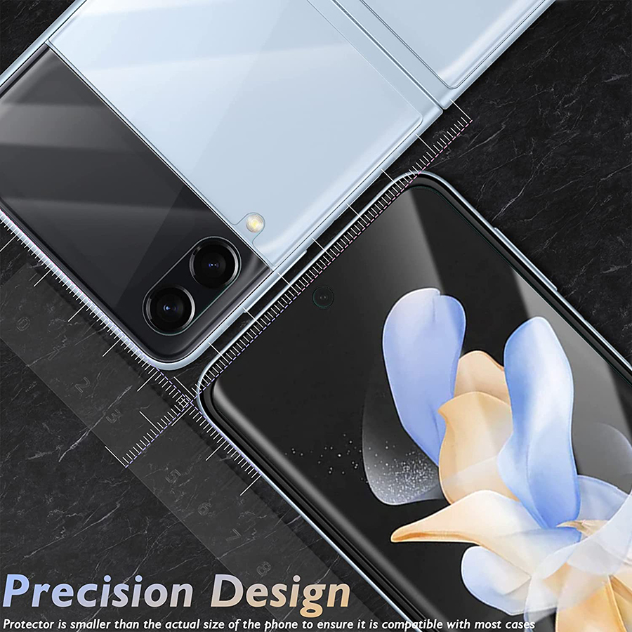 1-3Pcs For Samsung Galaxy Z Fold5 6 5G Outside Matte Hydrogel Film Samsung Galaxy Z Flip4 3 5G Frosted Screen Protector No Glass