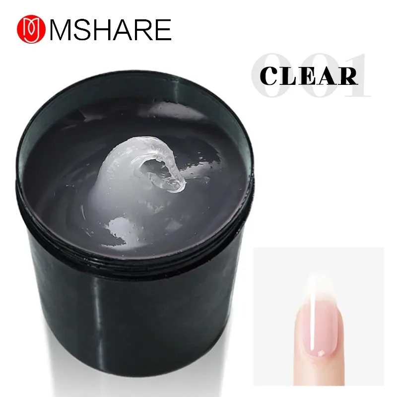 Best of MSHARE 250g Clear Acrylic Gel Hard Gel For Nail Extension Pink Nude White Reviews & Tips