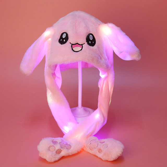 Kawaii Bling Bling Eyes Ribbon Bunny Rabbit Plush - Peachymart