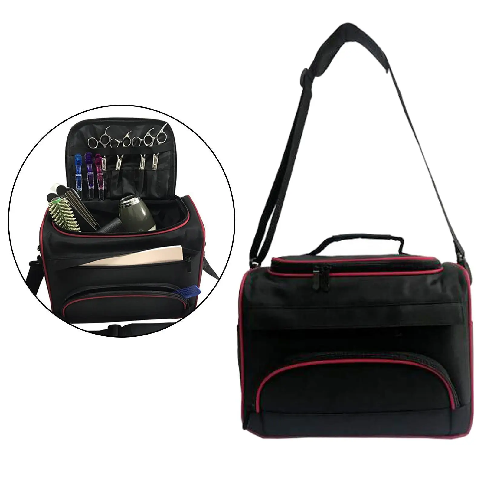 Portable Large Capacity Salon Barber Hand Hairdressing Tools  Case Carrier Organizer