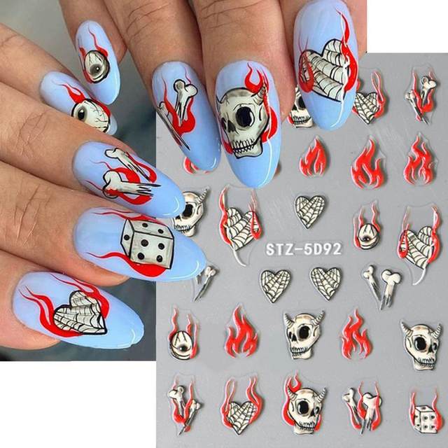 Halloween Nail Art Stickers – DND Gel USA