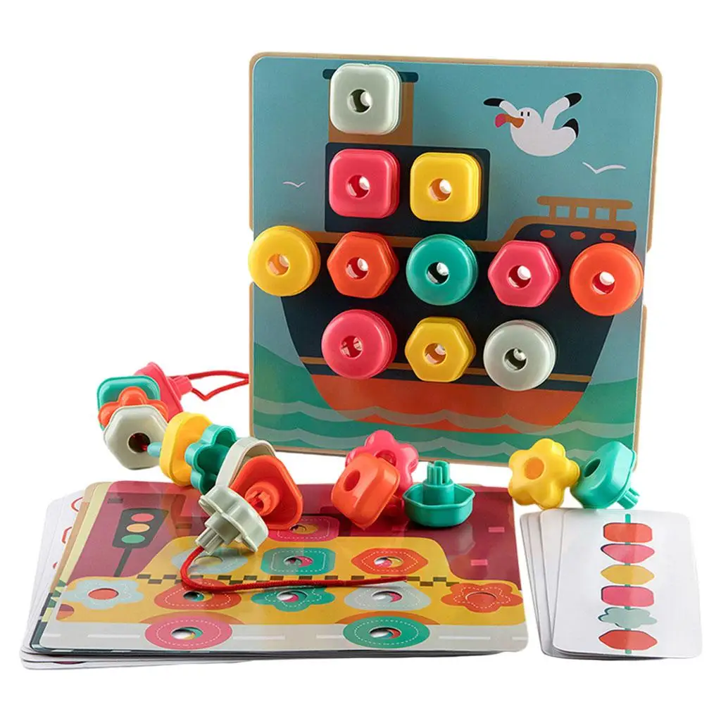 Stack Sorting Puzzle Brain Teaser Toddlers Educational Board Game Gift
