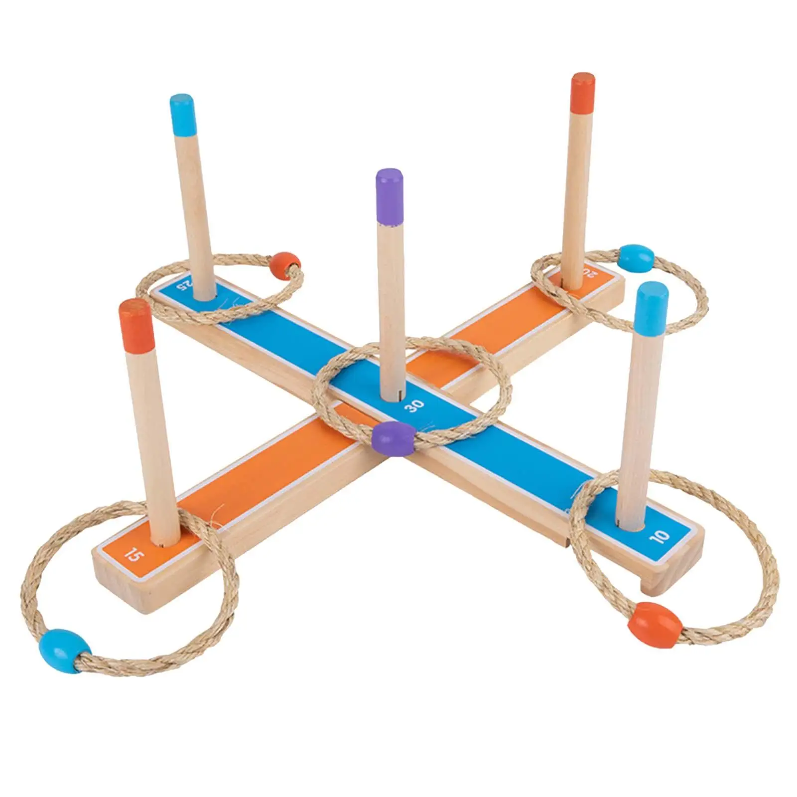 Ring Tossing Game Children Gift Adults Kids Playset for Garden Playground