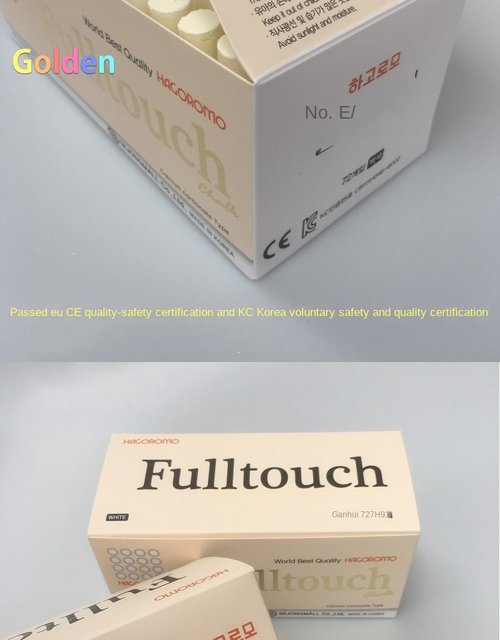 Hagoromo Fulltouch White Chalk 5pcs (1 Box). with Great Color Visibility  and Smoothness. Very Solid and Strong