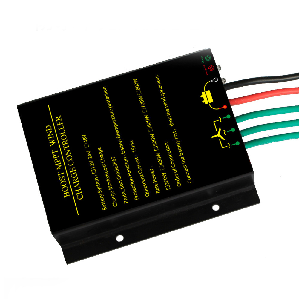 Gerador de Energia Eólica à Prova Controlador de Carga Prático Indicador 48v Dwaterproof Água Alumínio 300w 600 800 Portátil Durável Led 12v 24v de energia eólica à prova dwaterproof água