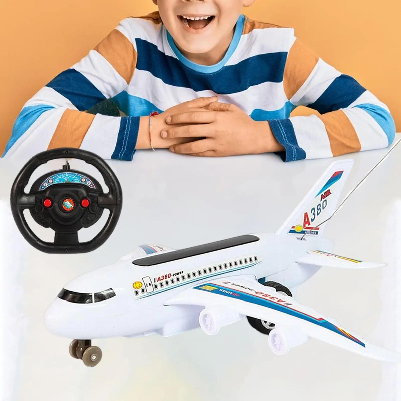 Remote Control Airplane Model Toy 2CH Forward/Backward Aircraft for Toddlers