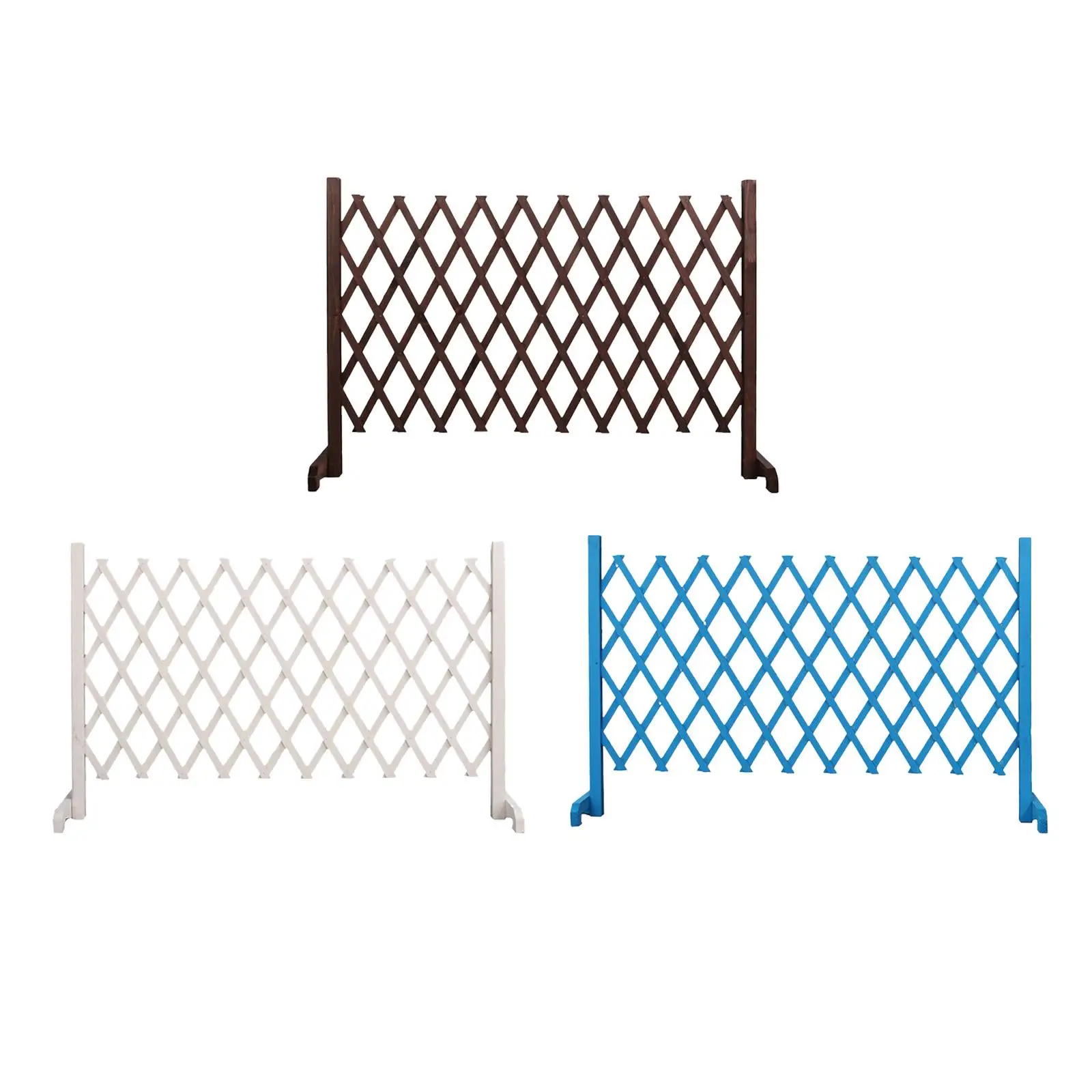 Dog Gate Expanding Folding Fence Barrier Pet Fence for Garden Lawn Stairways