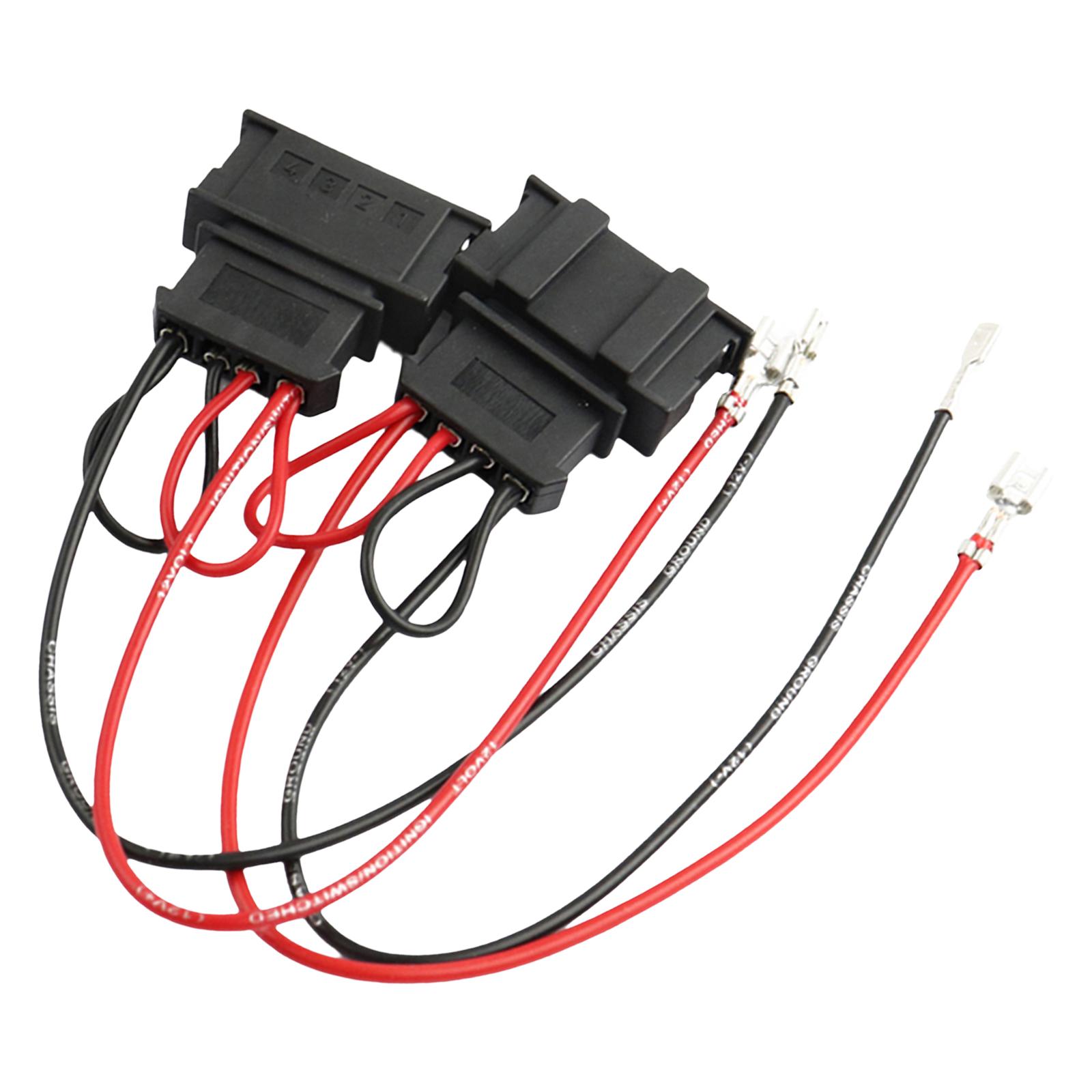 2Pcs Car Speaker Wire Harness Adaptor Replace Vehicle Connection Plug Cable Connector for Golf for Seat for VW Passat for