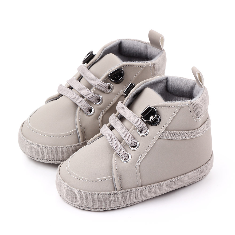 Title 3, Neugeborene Baby-Jungen-Schuhe mit weicher Sohl...