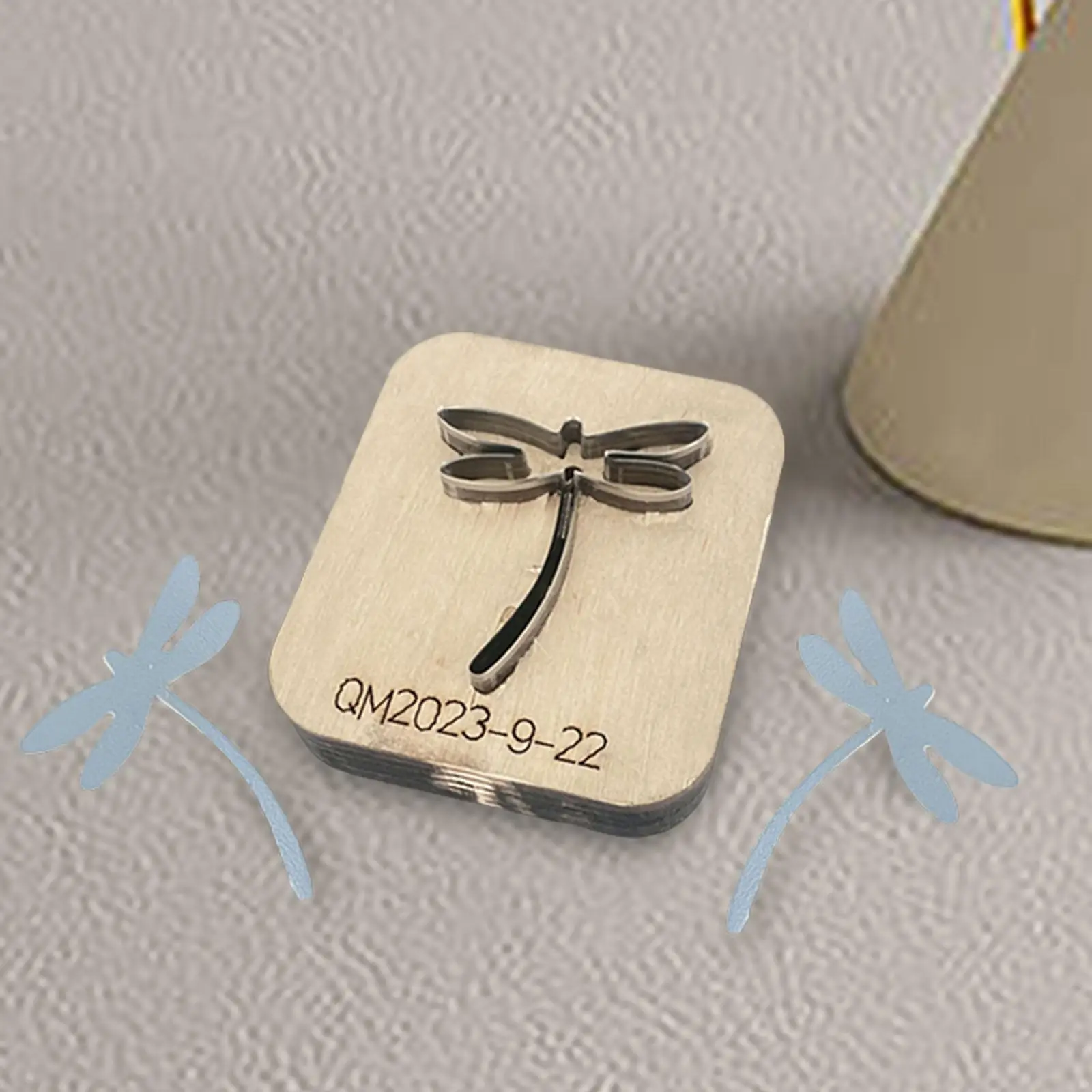 Leather Cut Mould Dragonfly Simple to Use Portable Home Stable Wooden Cutting Die Starter Practical Cutting Tool Scrapbook DIY