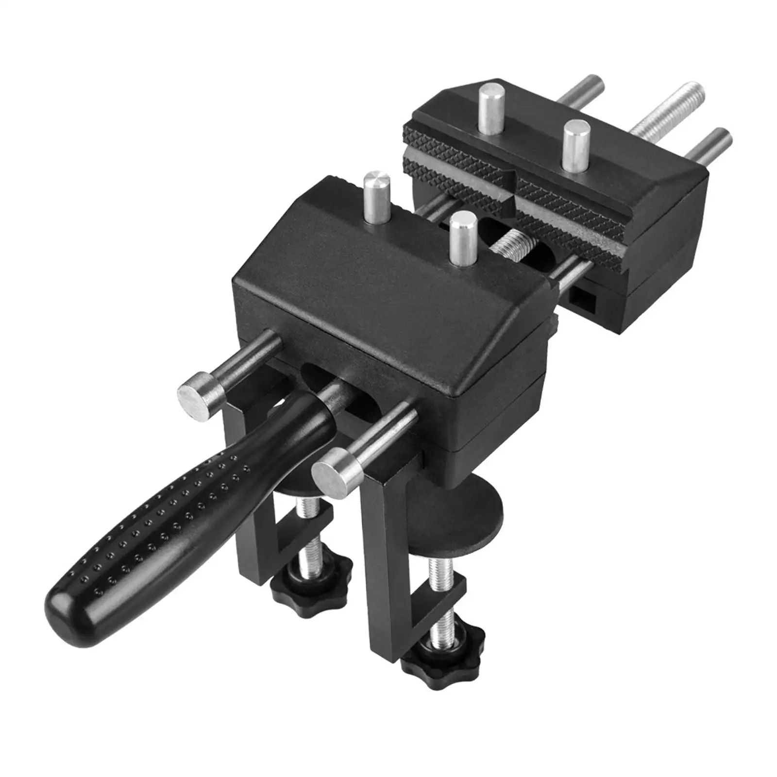 Table Vice Clamp with Swivel Base Heavy Duty Bench Vise Clamp for Woodworking DIY Projects Sawing Metalworking Accessories