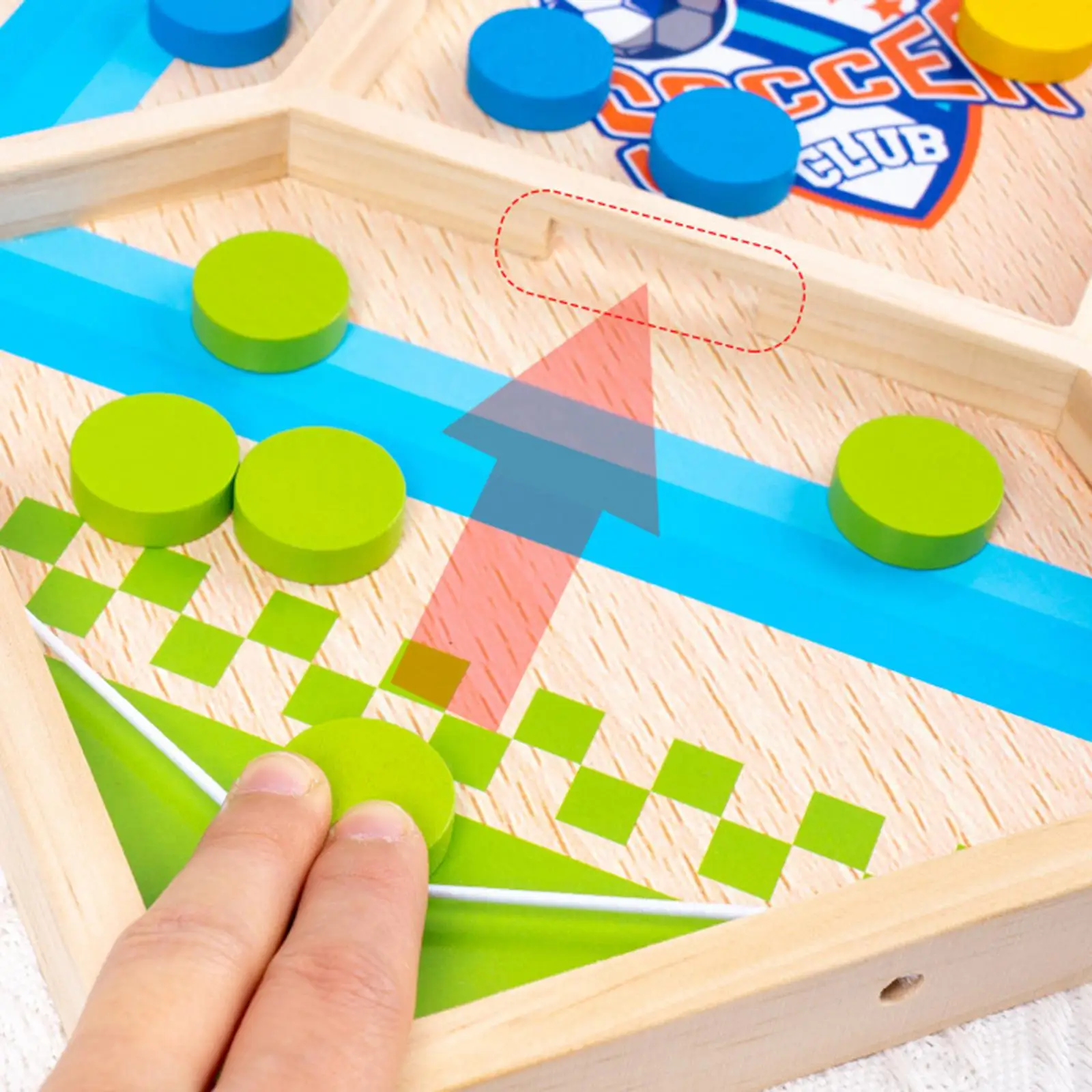 Fast Puck Game Parent Child Interactive Toy Table Board Flying Chess Track Toy for Interactive Toys Gifts Teaching Aids