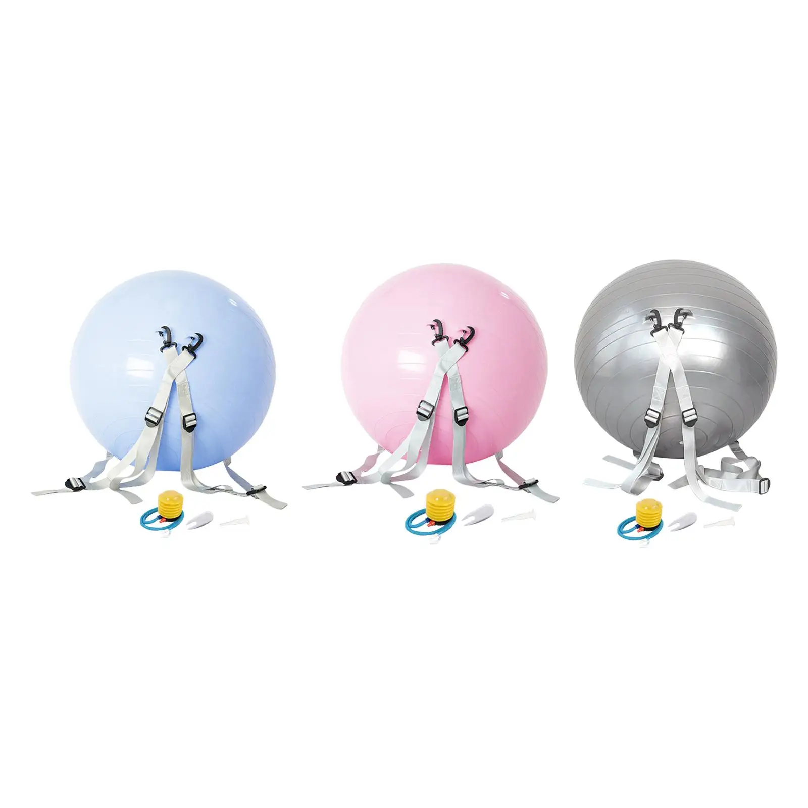 Somersault Auxiliary Ball Detachable Adjustable Shoulder Straps Portable Durable Lightweight Children Adults Fitness Ball