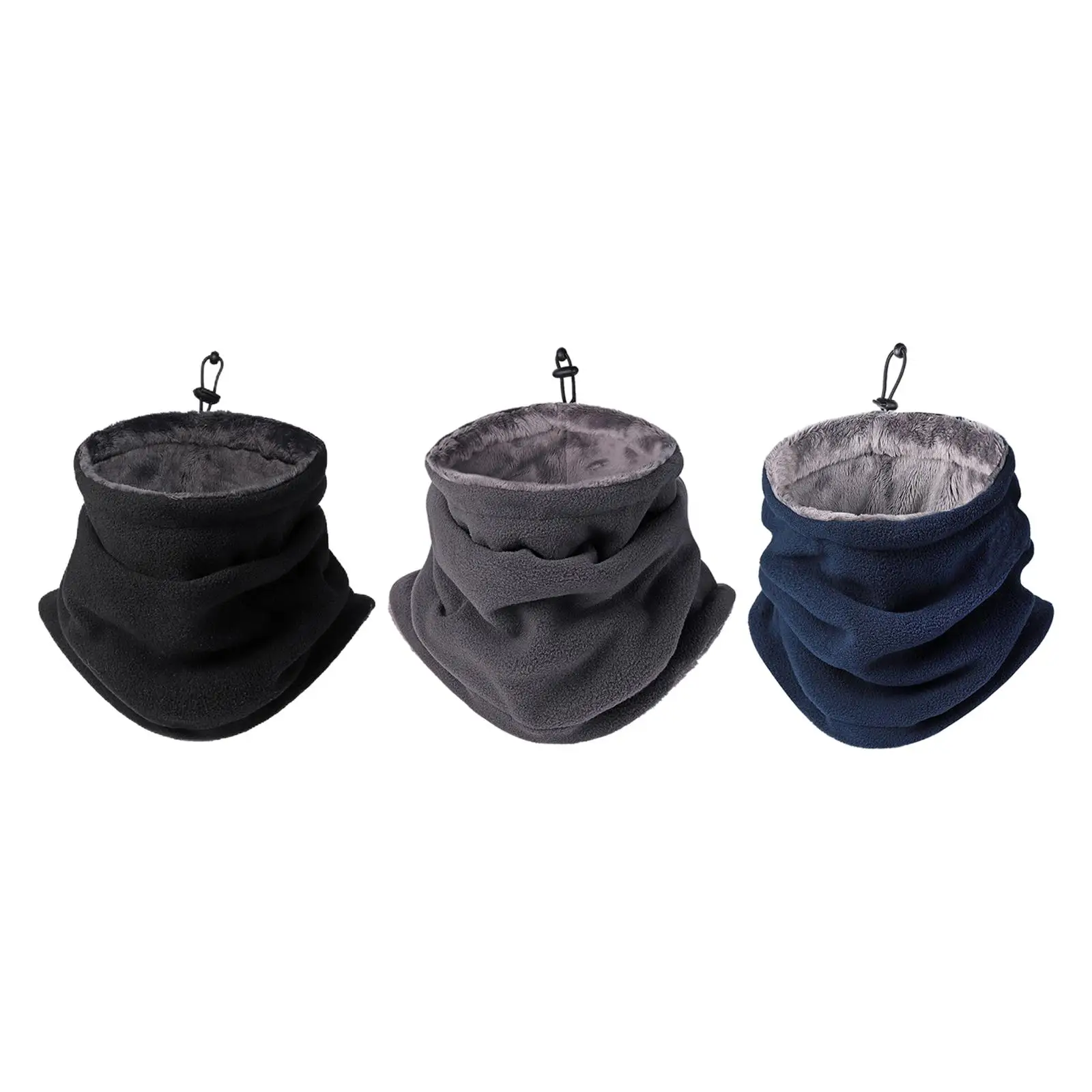 Windproof Neck Warmer Snood Tube Unisex Scarf Headwear for Running Ski Cold Weather