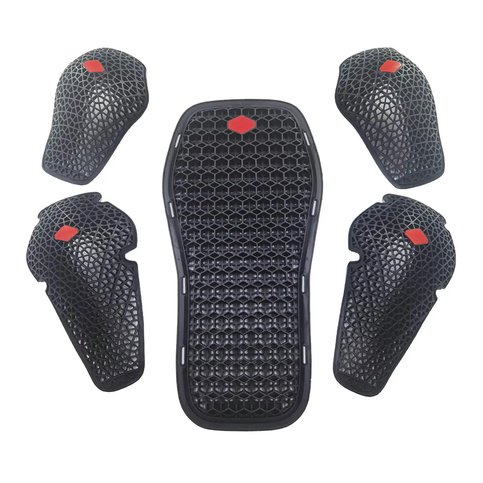 5Pcs Motorcycle Armor Protector Cycling Breathable Equipment Protector Kit