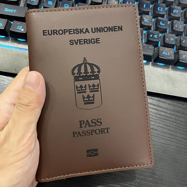 retro, legal, titular de passaporte masculino, viagem, capas para passaportes