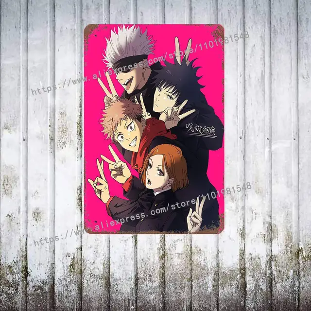 Sword Art Online Poster Anime Poster Metal Sign Tin Metal Retro Wall Decor  for Home,Street,Gate,Bars,Club