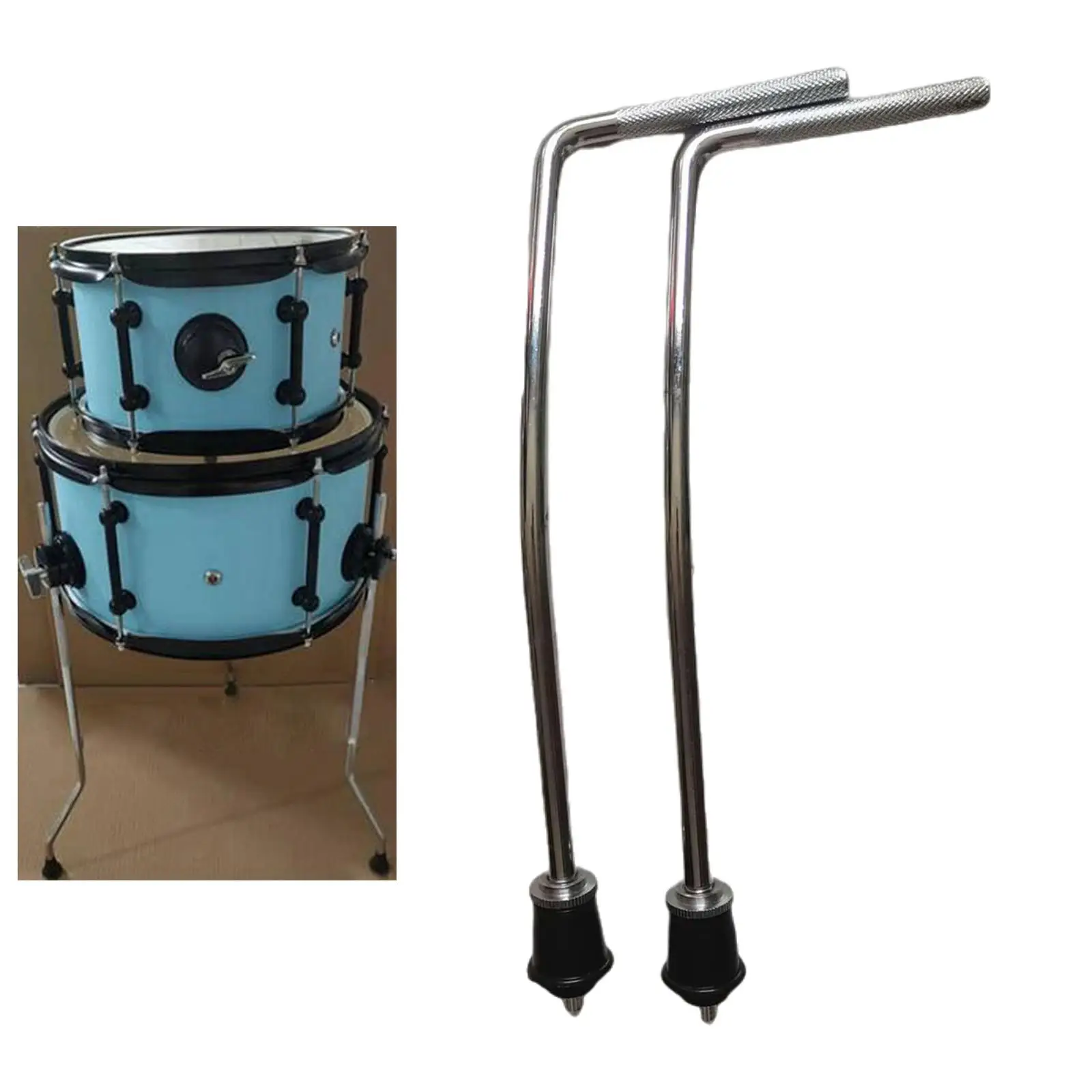 1 Pair Professional Adjuster Heavy Duty Floor Tom Legs Percussion Parts