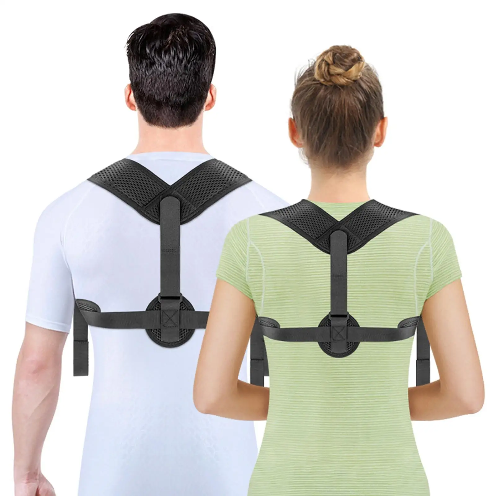 Adjustable Back Shoulder Posture Corrector Belt Back Straighter Posture Correction Breathable Back Correction Belt for Neck