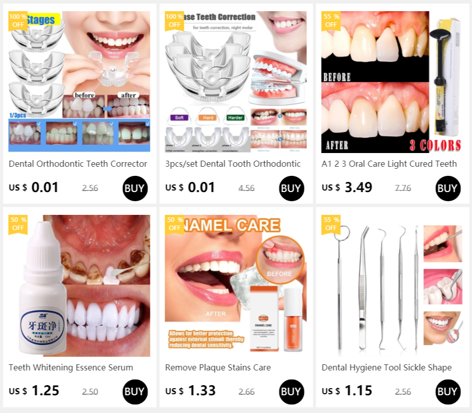 Shop Generic Dental Orthodontic Teeth Corrector Silicone Braces