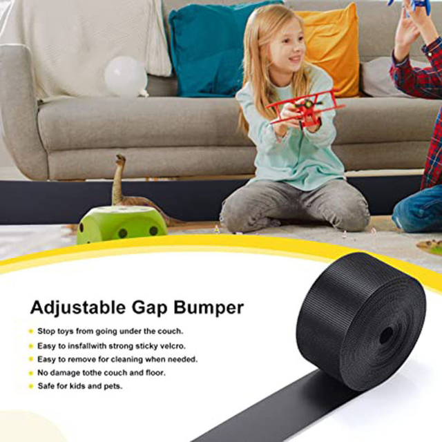 3/6m Sofa Dustproof Baffle Adhesive Strap Avoid Sliding Under Couch Gap  Bumper Adhesive Strap Toy