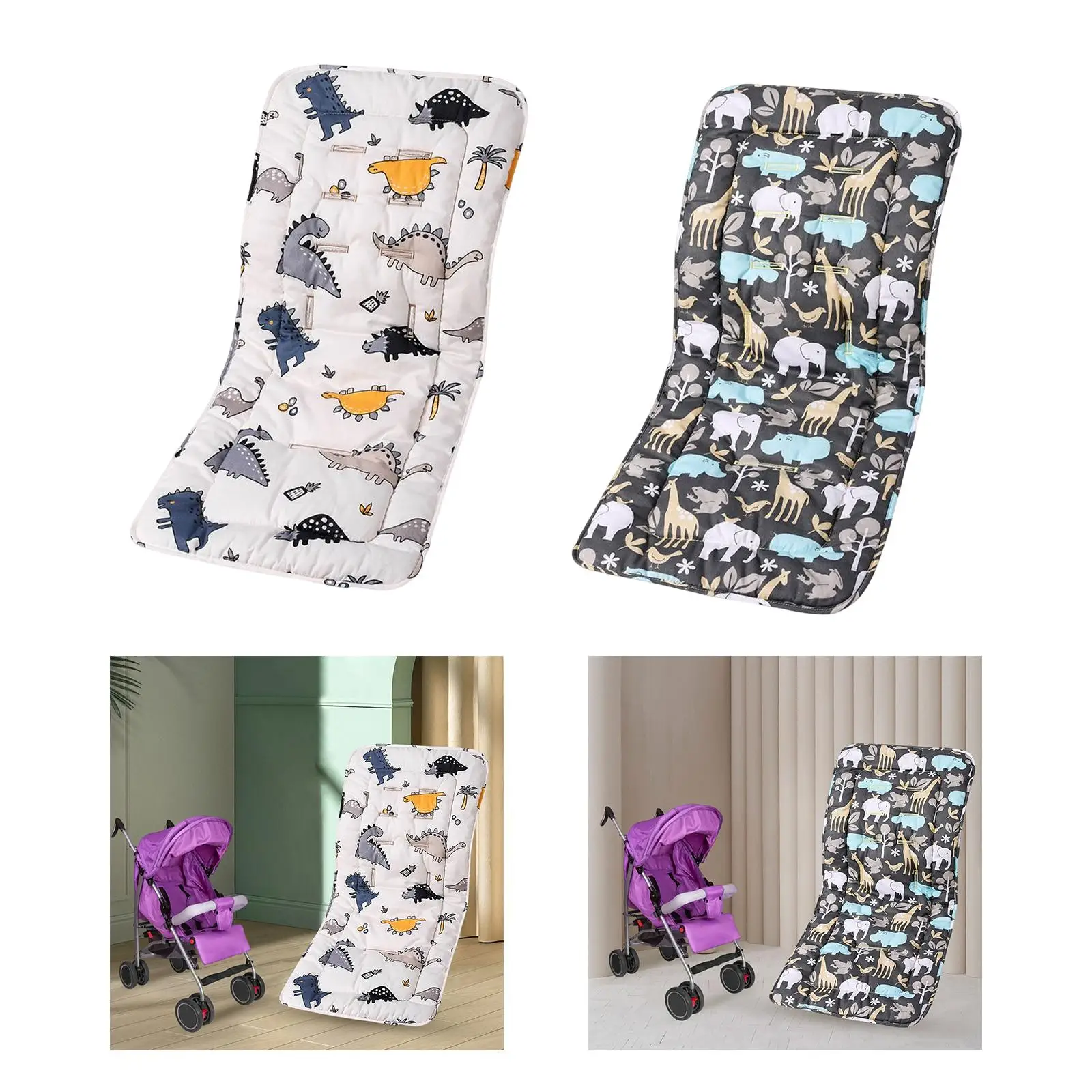 Universal Stroller Cushion Breathable Pram Seat Cushion Stroller Mat Seat Liners for Pushchair Stroller Buggy Pram Accessories