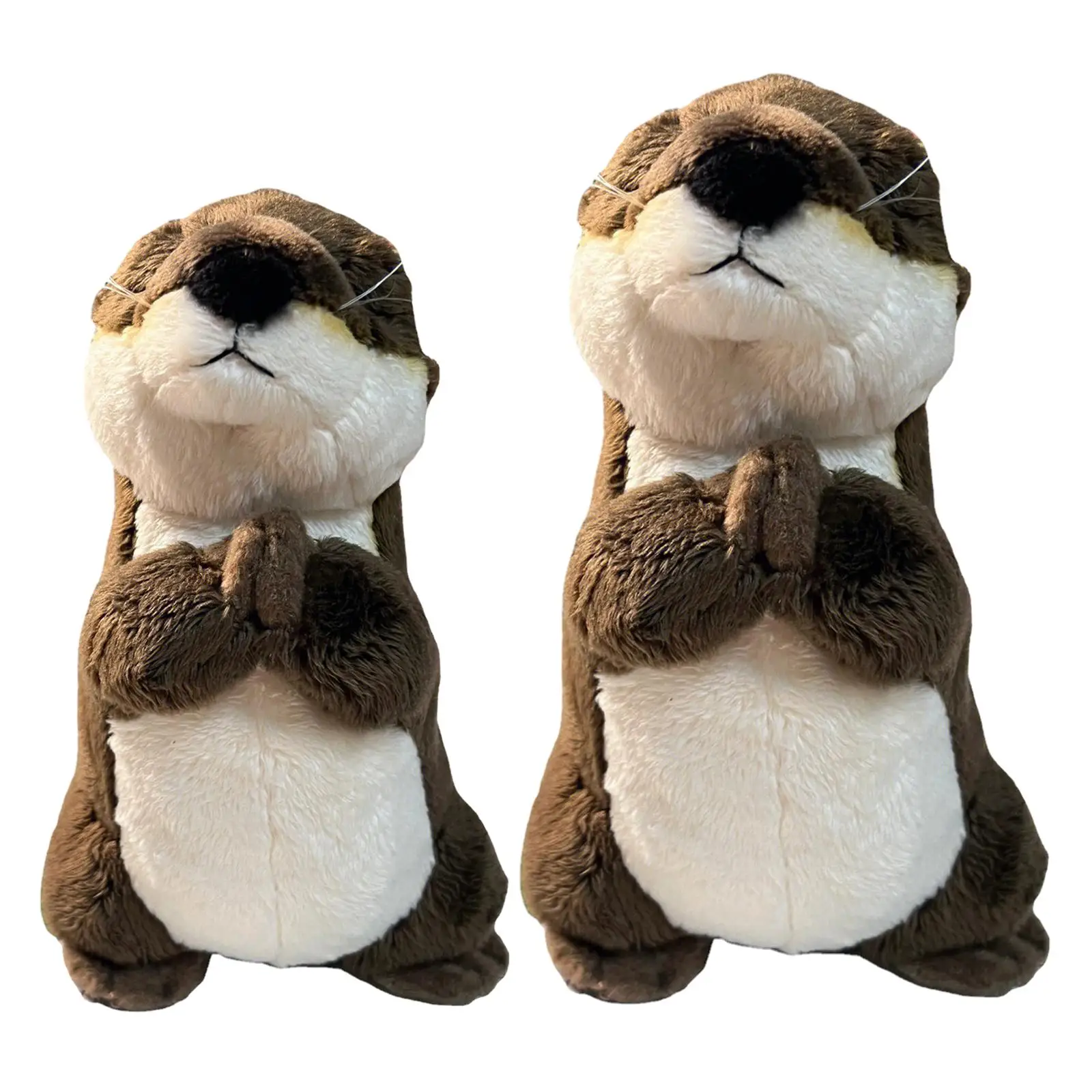 Otter Stuffed Animal Plush River Animals Living Room Decoration Soft Toy for Children Boys Girls Adults Teens Creative Gifts