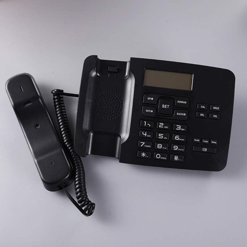 S2e3380270e2a4b3b9ad52af5014e9648s - Desktop Corded Telephone for Home Landline Telephone with Big Buttons Caller Identification LCD Backlight Display