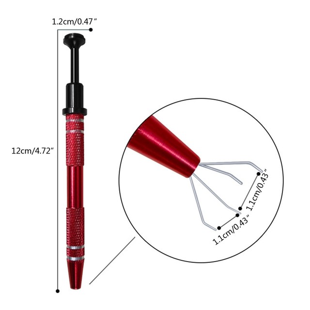 Pinzette Per Gioielli Con 4 Artigli - Set Da 3, Acciaio Inox, Per Piercing, Perle E Lavori Di Precisione - Foto 2