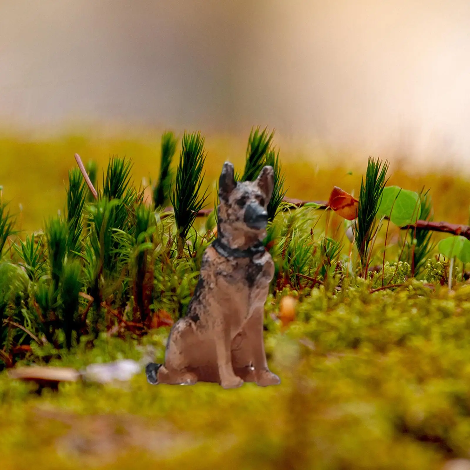 1:64 Scale Tiny Dog Micro Landscape Movie Props Layout S Scale Hand Painted Figurines Diorama Scenery Miniature Decor