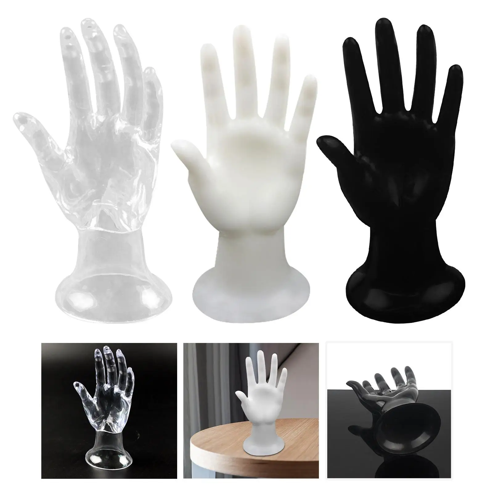 Mannequin Hand Jewelry Display Holder Tower for Bangle Shop Home Decor Hand Form